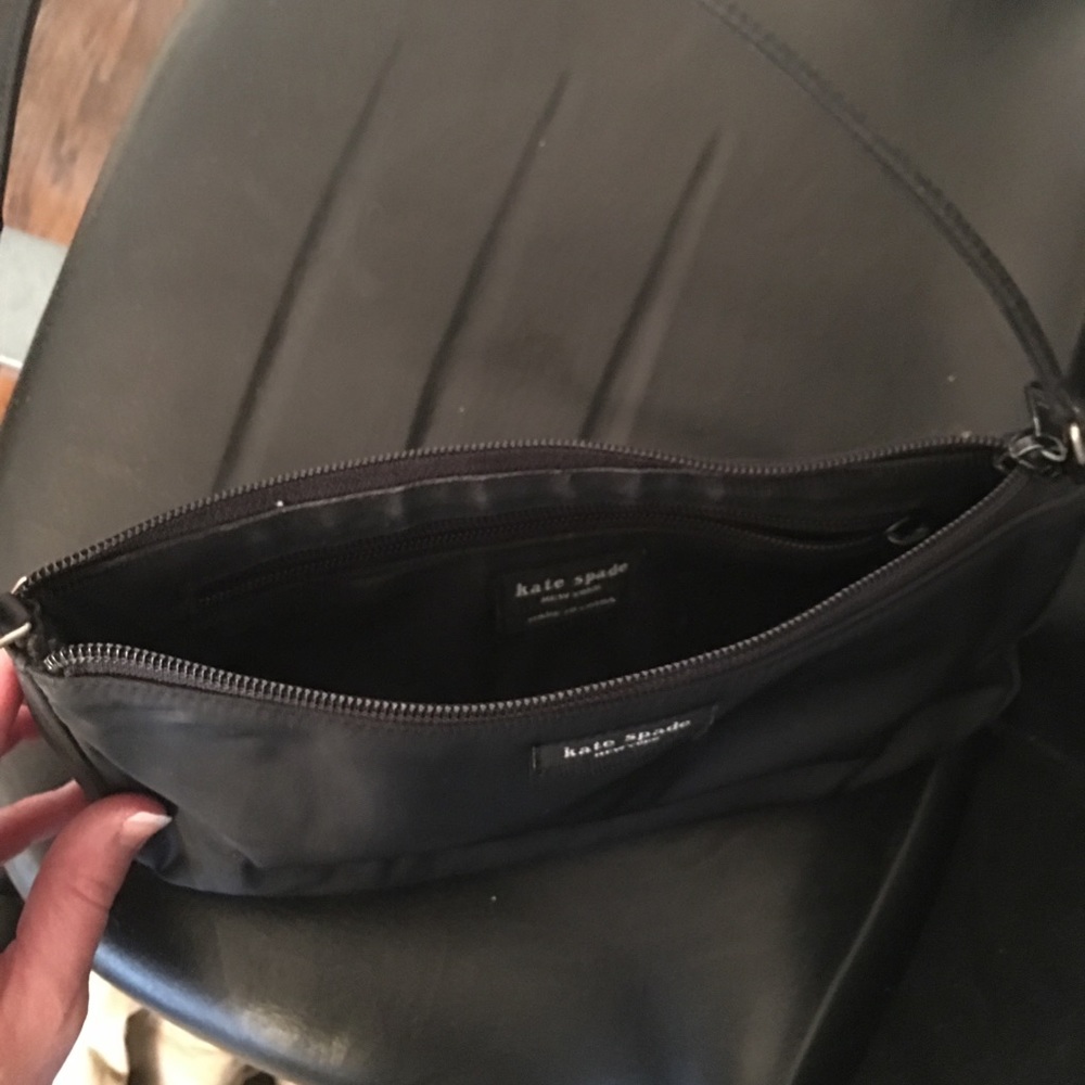 COPY - Kate Spade small black purse/bag with zipper closure